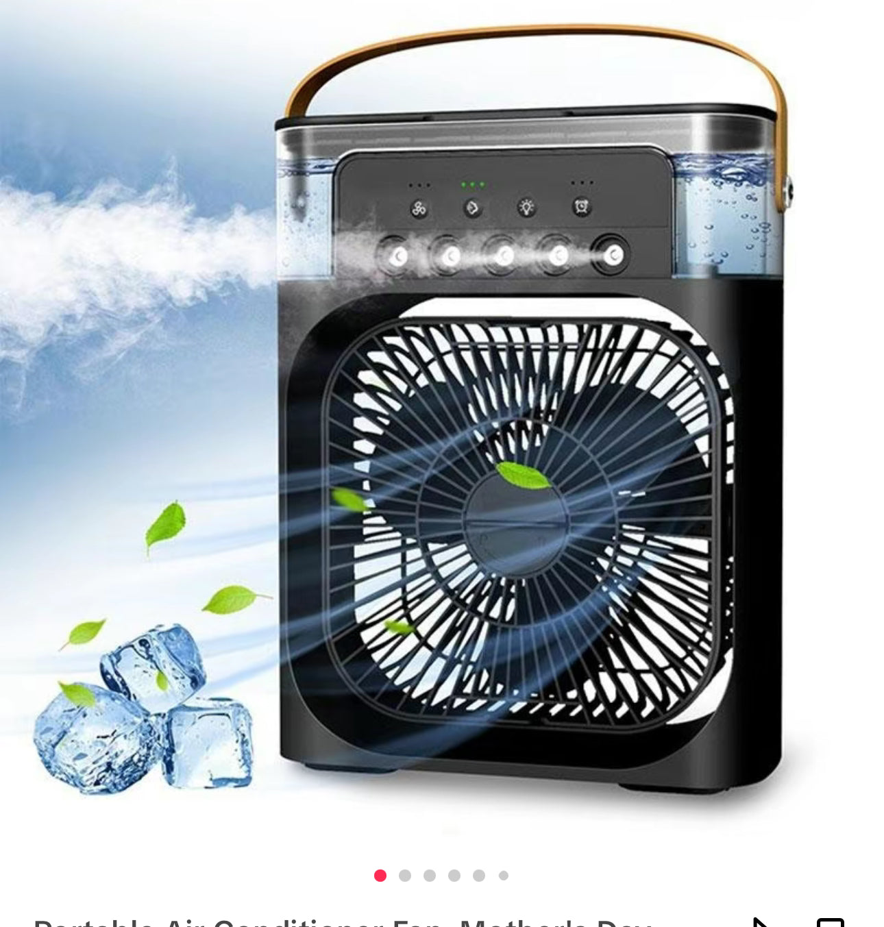 ❄️ Portable 3-in-1 Air Cooler Fan ❄️
Mini Air Conditioner for Room, Office & Car